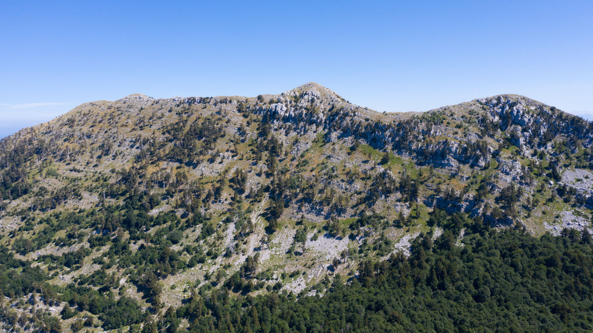 Velika Jastrebica, najviši vrh Parka prirode Orjen