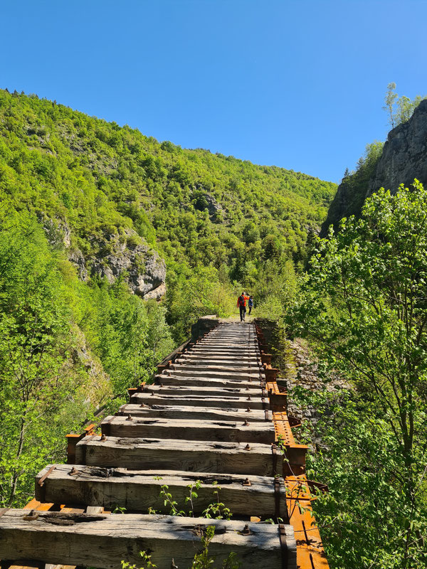 Nekadašnja pruga u dolini Palj. Miljacke